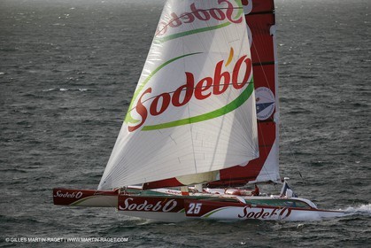 11 10 2008  -Lorient (FRA)  -  Multis Orma - Sodebo (Thomas Coville) - Route du Rhum 2006 training