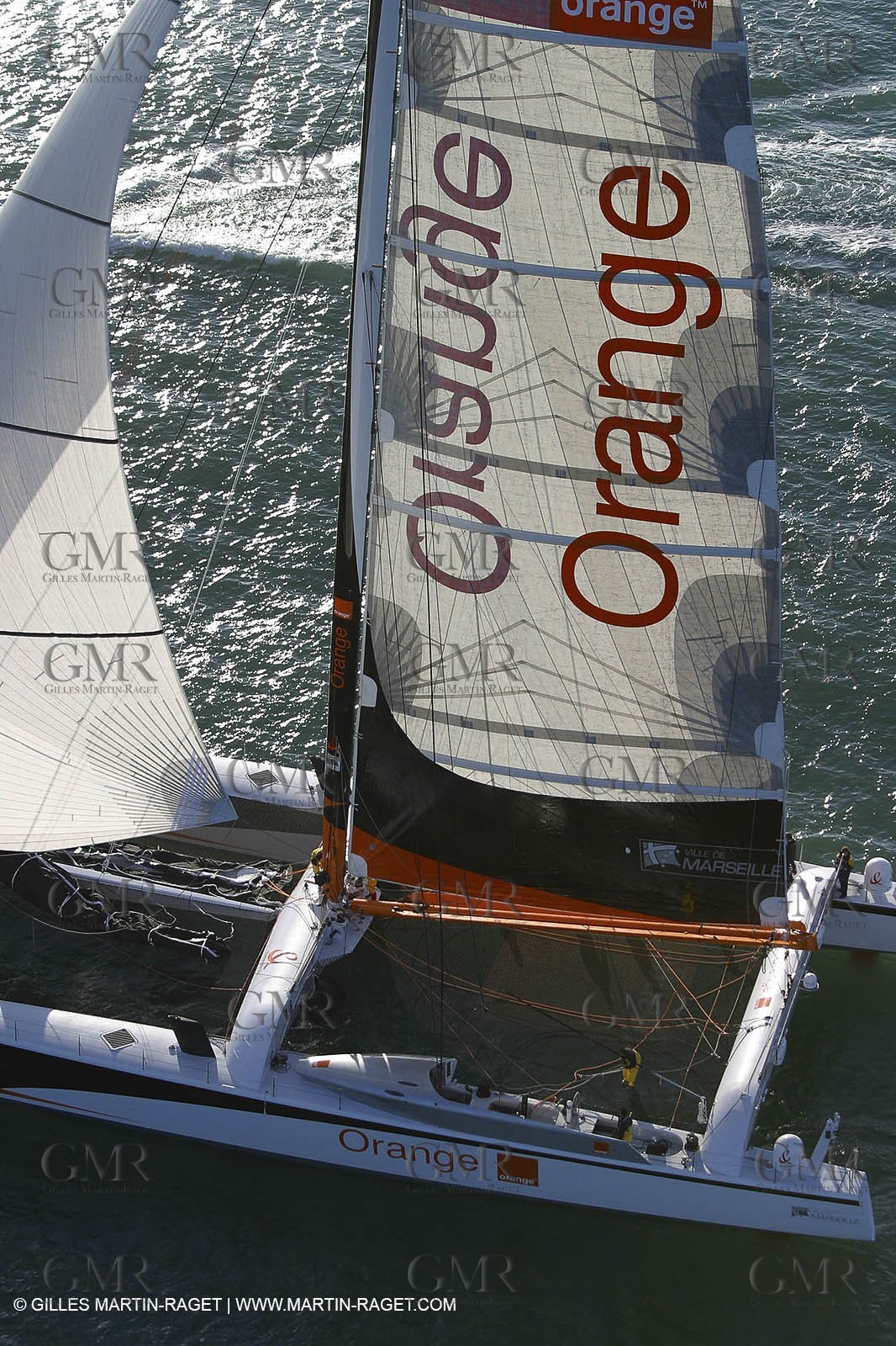 Vannes - Multiplast Boatyard - Orange II 1st sea trial