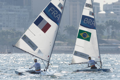 16 08 2016, Rio de Janeiro (BRA), 2016 Olympic Games, Sailing, Laser Medal Race, JB Bernaz