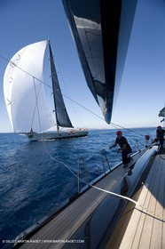 03 09 06 - Porto Cervo (Sardinia) - Maxi World Cup 2006 - A bord Wally 90 Tango