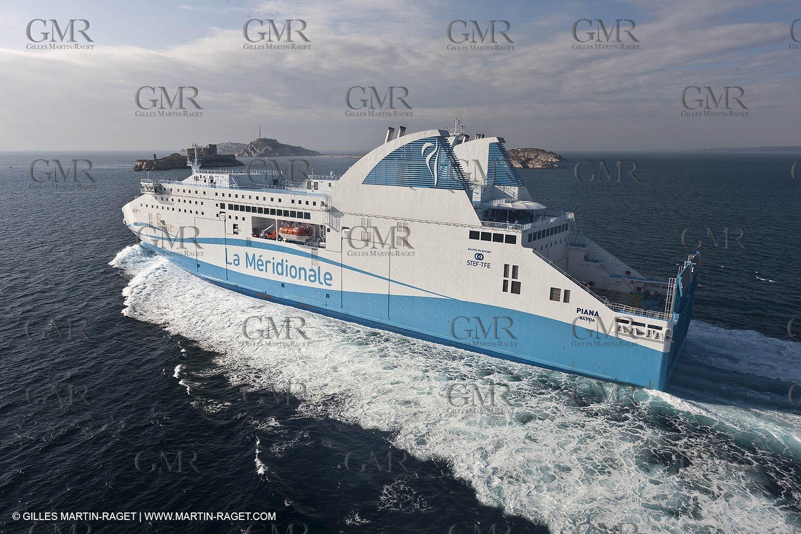 14 01 2012 - Marseille (FRA,13) - La Meridionale shipping company - the Piana off Marseille and the Calanques