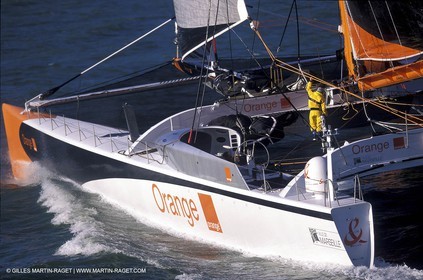 La Trinité mer - Premiers essais Orange II