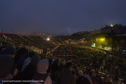 10 08 2013 - San Francisco (USA,CA) - 34th America's Cup - America's Cup Pavilion Concert Series - Train with The Script and Gavin de Graw - The Script