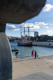 23 10 2025, Marseille (FRA), MED25 - Armada pour la Paix - Le Bel Espoir ammaré au Mucem