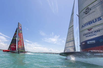 12 01 2021, Auckland (NZL), 36th America's Cup, Practice Racing