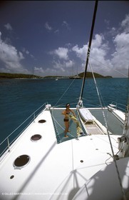 Cruising multihull mooring