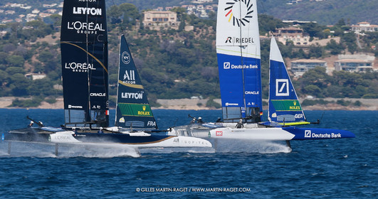 10 09 2025, Saint-Tropez,(FRA), Rockwool SailGP France Saint-Tropez, Race Day 1