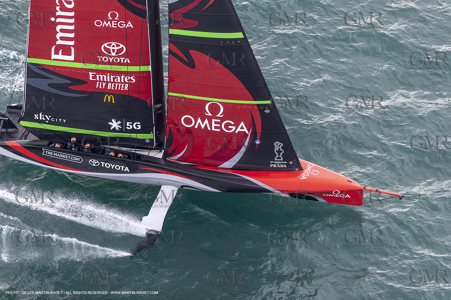 10 12 2020 - Auckland (NZL) - 36th America's Cup - Practice Sessions - Day 2 - Emirates Team New Zealand