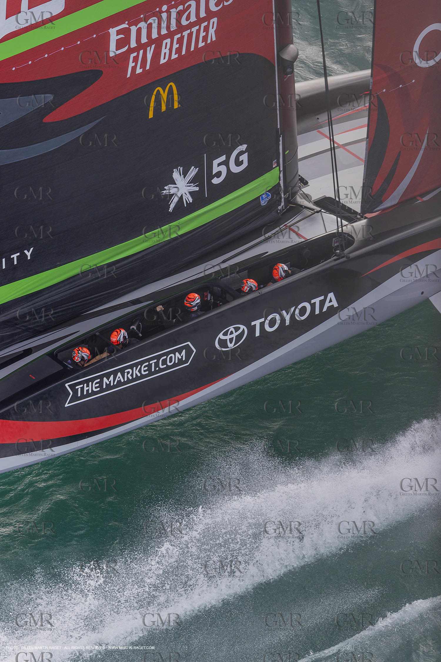 10 12 2020 - Auckland (NZL) - 36th America's Cup - Practice Sessions - Day 2 - Emirates Team New Zealand