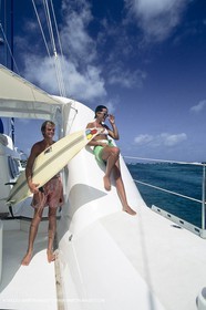 Voile, croisière, personnages, couples