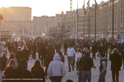 02 02 2013 Marseille (FRA,13) - Opening of the shadehouse and renovated historical Vieux Port