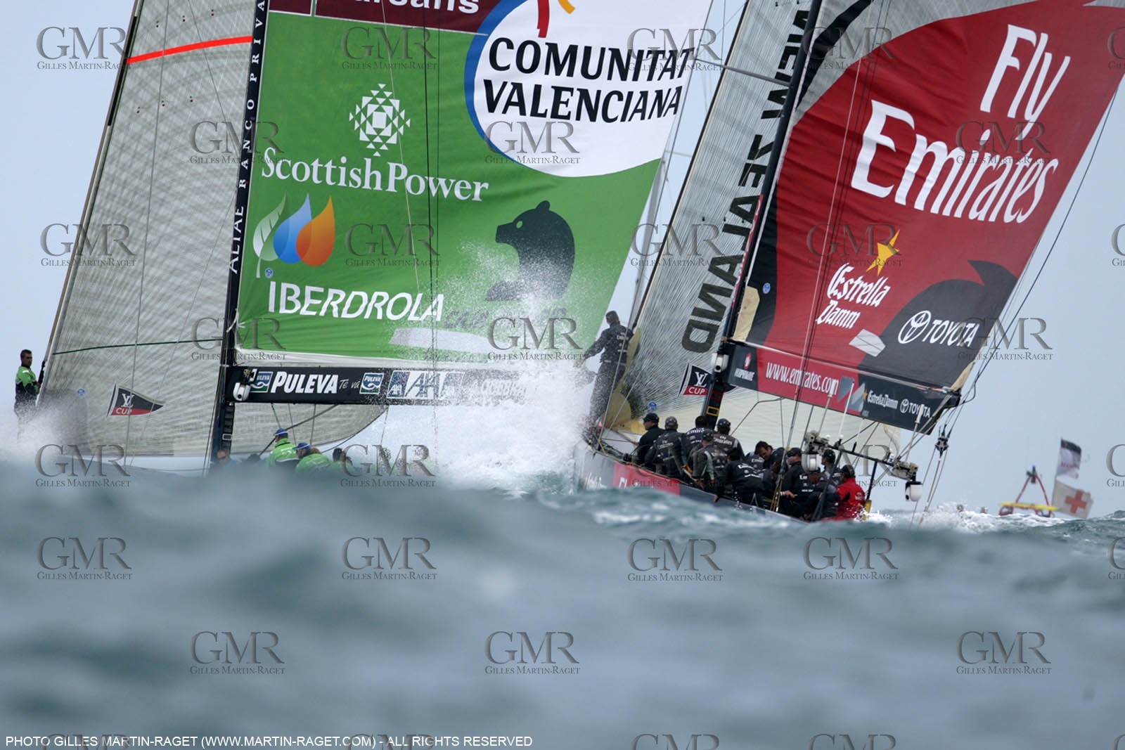 23 05 2007-Valencia (Spain)- 32nd America's Cup - Louis Vuitton Cup - Semi-final - Day 8