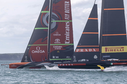08 12 2020 - Auckland (NZL) - 36th America's Cup - Practice Sessions - Day 1