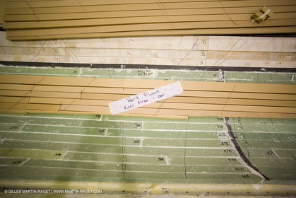 Sydney, Australia, Thomas Coville trimaran Sodebo building at Boat Speed