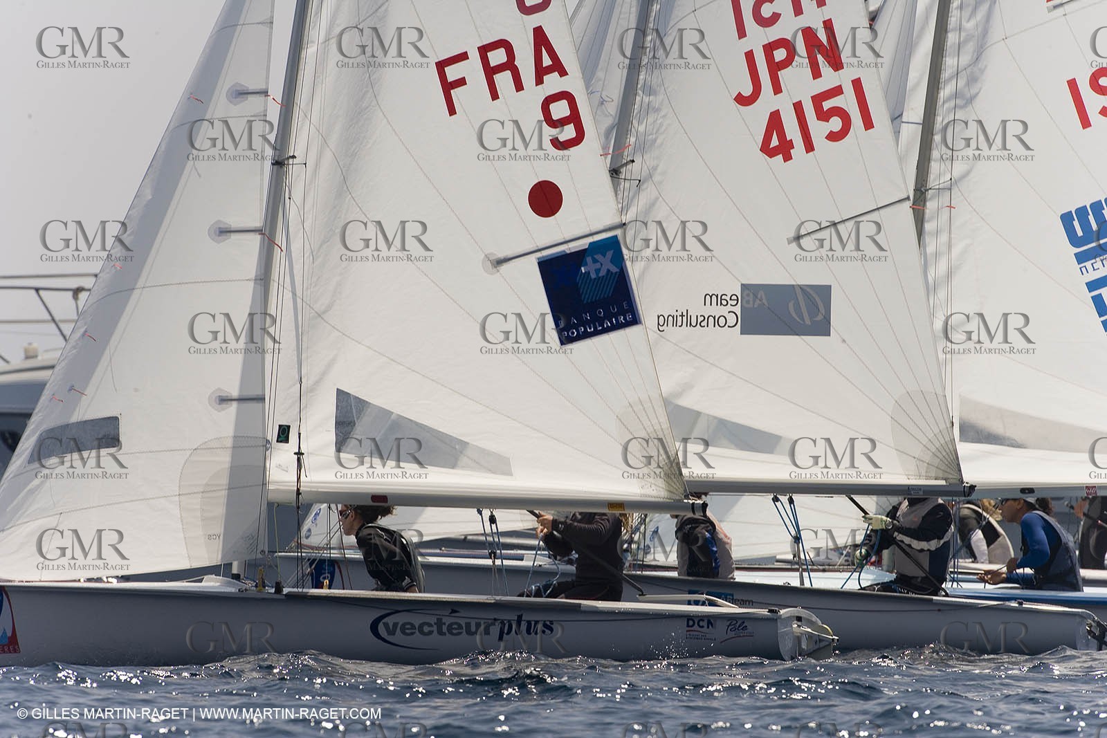 24 04 2007 - 2007 Semaine Olympique Française - Hyères (South of France) - Day 3- Team France - 470 Femme - Lecointre-Lemaître