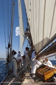 01 10 2011 - Saint Tropez (FRA,13) - Voiles de Saint Tropez 2011 - Yachts classiques - Jour 5 - A bord Mariquita