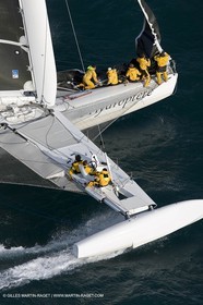 03 10 2008 - Fos   mer (FRA, 13) - L'Hydroptère - Tentative de record de vitesse