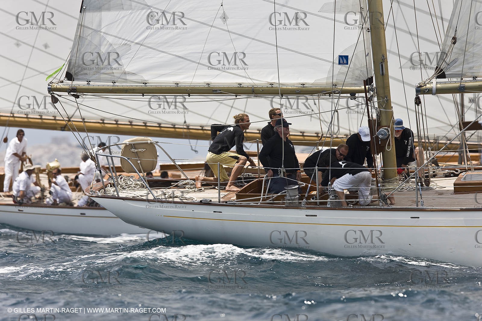Sailing, Classic yachts, Voiles Vieux Port 2009, Marseille (FRA)