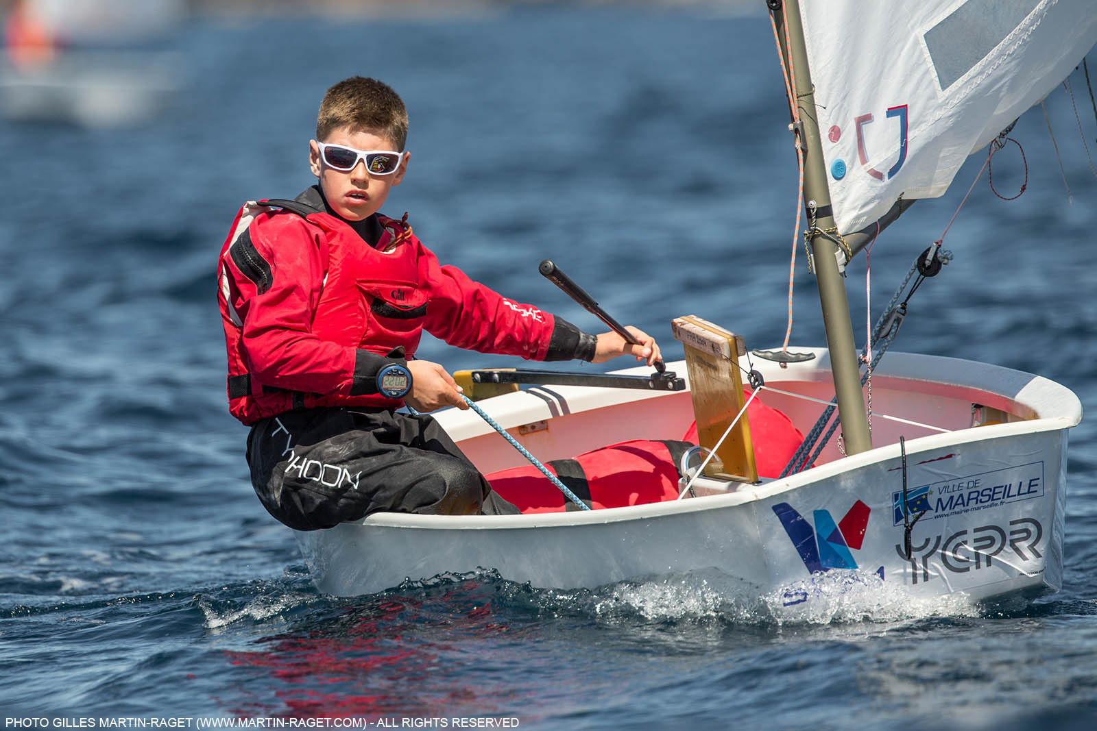 14 04 2016, Marseille (FRA,13), SNIM Dériveurs, Coupe Internationale de Printemps Optimist, Day 4