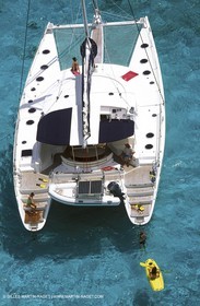 Cruising multihull mooring