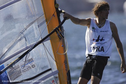 12-07-07 - ISAF SAILING WORLD CHAMPIONSHIPS - CASCAIS 2007 - RSX Men Medal race - FRANCE - BONTEMPS