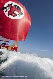 13 03 2010 -  La Grande Motte   Port Camargue (FRA) - Groupe Bel - Kito de Pavant   Sebastien Audigane training for Transat AG2R