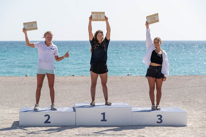 16 07 2023, Marseille, (FRA), Paris 2024 Olympic Games 2024 Sailing Test Event, Day 8, Medal race IQ Foil Women