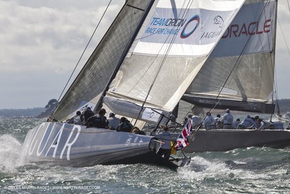 03 08 2010 - Cowes (UK, IOW) - The 1851 Cup -  BMW ORACLE Racing - Day 1.