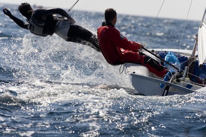 27 04 2007 - Semaine Olympique Française 2007 - Hyères - Jour 6 - Medal Race - Team France - 470 Homme