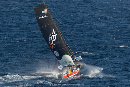 27 08 2021, Marseille (FRA), Transat Jacques Vabre 2021, Class 40, HBF-Reforest'Action (Kito de Pavant, Gwen Gbick)
