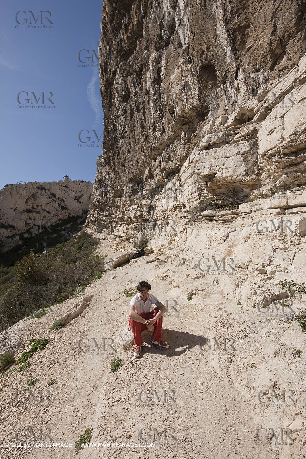 26 03 2009 - Marseille (FRA, 13) - Les Calanques - Sugiton - Les toits cliff