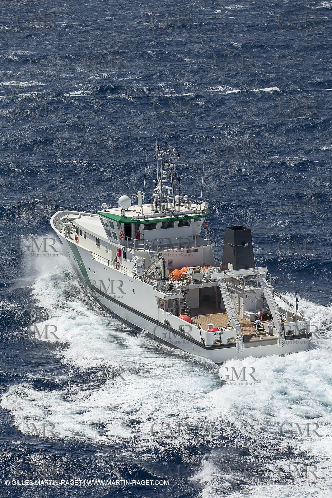 Al Azizi -  H2X boatyard - Oceanographjic research ship - Sea trials off La Ciotat (FRA,13) - 29 07 2014