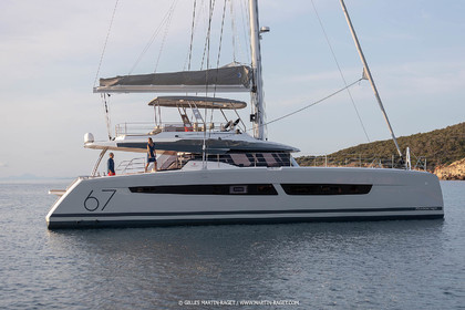 30 08 2018, Porto Vecchio (FRA, South Corsica) Chantier Fountaine-Pajot, Alegria 67