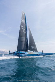 18 05 2022, Marseille (FRA), APremière navigation du trimaran Ultim SVR LAZARTIGUE à Marseille
