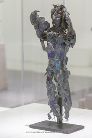 02 05 2023, Paris (FRA), oeuvre de Germaine Richier, Exposition Centre Pompidou 2023, Plomb avec verre de couleur N° 15, 1952 1953, Plomb avec verres colorés, Pièce unique, Collection particulière française