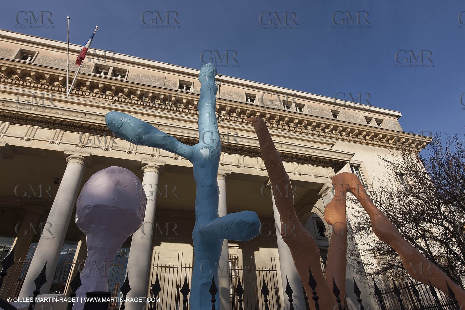 12 01 2013 - Aix en Provence (FRA,13) - Marseille Provence 2013,European  Capitale of Culture, L'Art à l'endroit (art in the place), Franz West piece