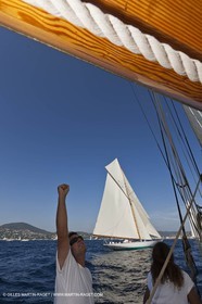 01 10 2011 - Saint Tropez (FRA,13) - Voiles de Saint Tropez 2011 - Classic Yachts - Day 5 - Onboard Mariquita
