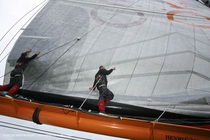 Orange II - Jules Verne Trophy 2005 - Traning Lorient