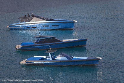 14 10 2008 - Cannes (FRA, 06) - Super yachts - motoryachts - Wally yachts - Wallypower 64 - Wallypower 48 - Wally tender