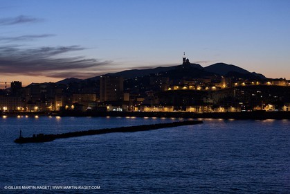 17 02 2012 - Marseille (FRA,13) - Arrival in Marseille harbour onboard ferry Piana (La Meridionale Corp.)