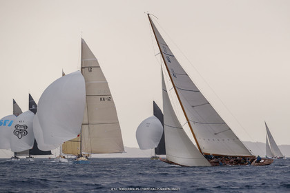 19 06 2024, Porquerolles Island (FRA), Championnat du monde des 12 m JI 2024, Race Day 1