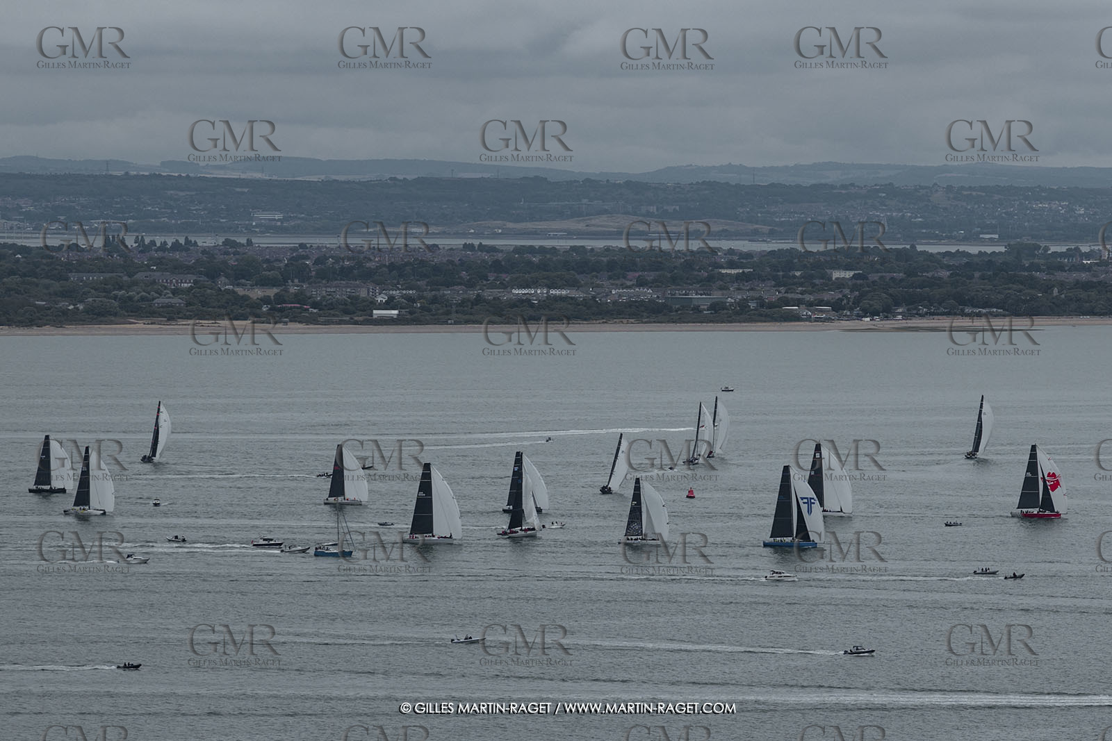 19 07 2025, Cowes (UK, IOW), Admiral's Cup 2025, Channel Race Start