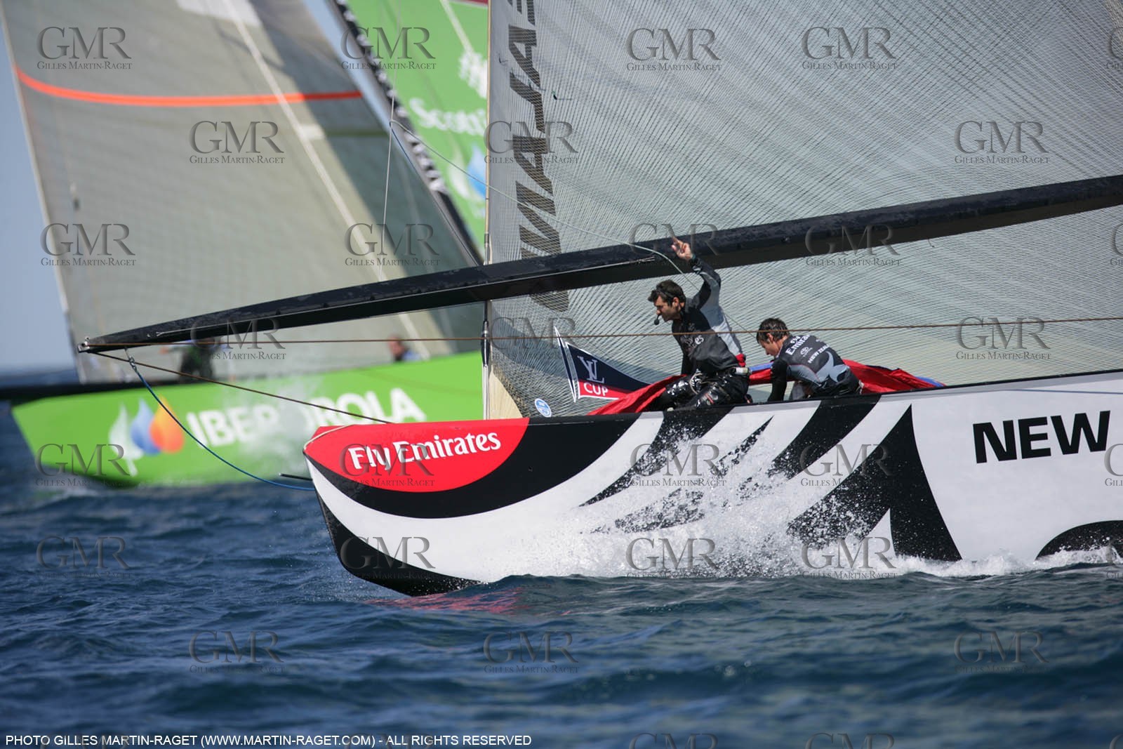 14 05 2007-Valencia (Spain)- 32nd America's Cup - Louis Vuitton Cup - Semi-final - Day 1 - BMW ORACLE racing