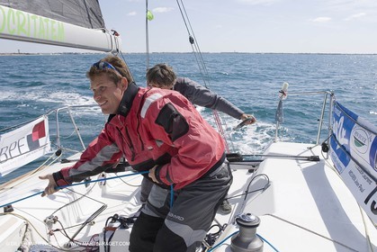 27 03 08- La Grande Motte- (FRA,34) Transat AG2R 2008- Jean-Paul Mouren- Laurent Pellecuer