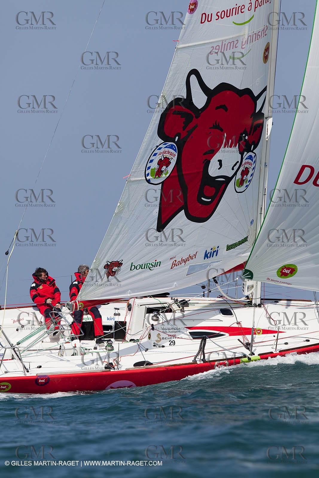 13 03 2010 -  La Grande Motte   Port Camargue (FRA) - Groupe Bel - Kito de Pavant   Sebastien Audigane training for Transat AG2R