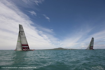 01 02 2009 - Auckland (NZL) -  Louis Vuitton Pacific Series -  Racing Day 3 - Round Robin 1
