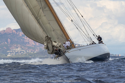 25 09 2022, Saint-Tropez (FRA, 83), Les Voiles de Saint-Tropez 2022, Arrivée des bateaux et de la Coupe d'Automne du Yacht Club de France