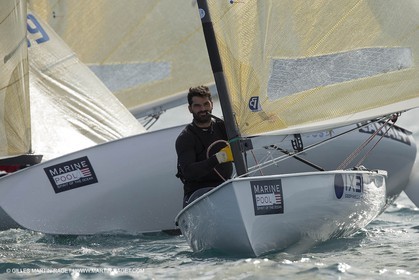 14 02 2014,  Cannes (FRA,06), FINN Cannes International Sailing week - Thomas Lebreton (FRA)