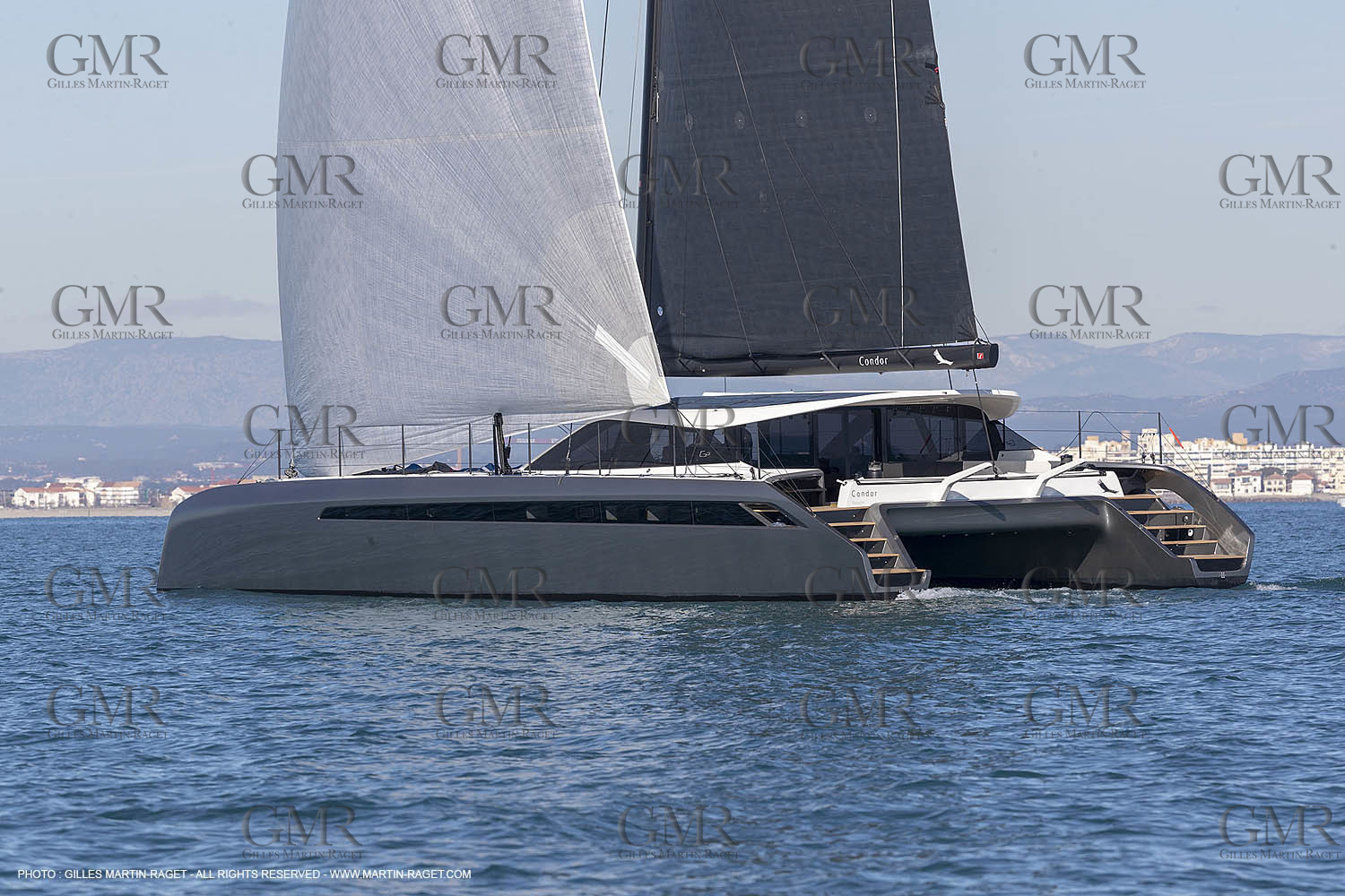 05 02 2019, La Grande Motte (FRA,34), Gunboat 68 sail testing  2