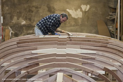 18 01 2012 - Marseille (FRA,13) - Construction d'Alcyon au chantier Carènes